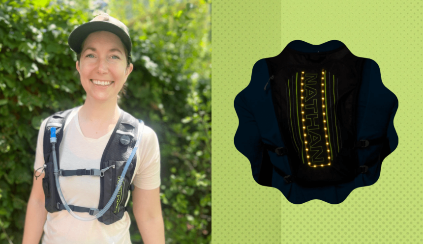 This Light-Up Running Pack Keeps Me Hydrated and Extra Safe During Nighttime Miles