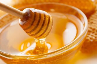 Spoon with honey