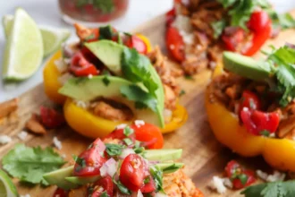 Mexican Chicken Stuffed Peppers