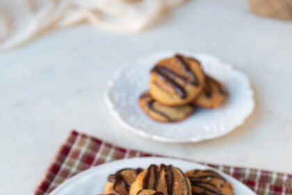 Sugar-Free Low-Carb Keto Caramel Thumbprint Cookies