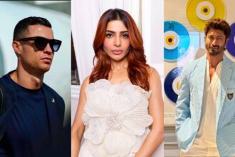 Top celebs Cristiano Ronaldo, Samantha Ruth Prabhu take the ice bath challenge