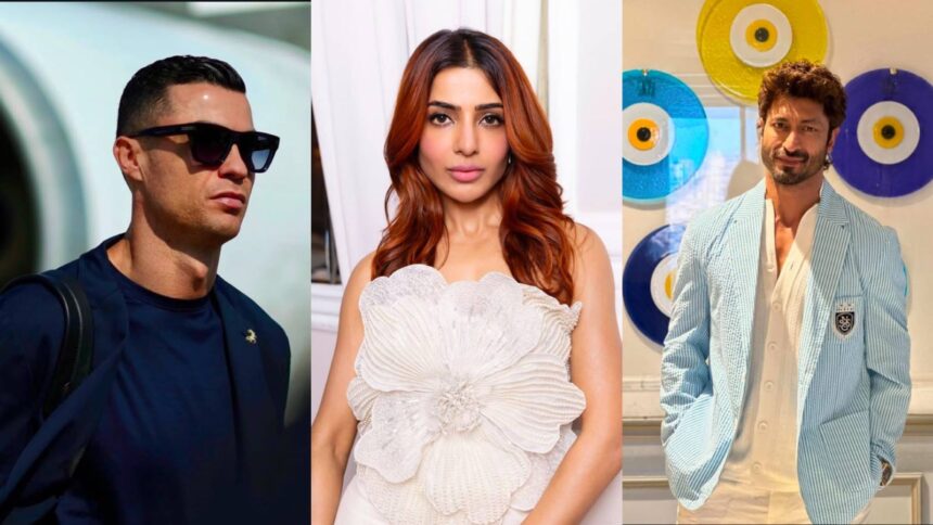 Top celebs Cristiano Ronaldo, Samantha Ruth Prabhu take the ice bath challenge