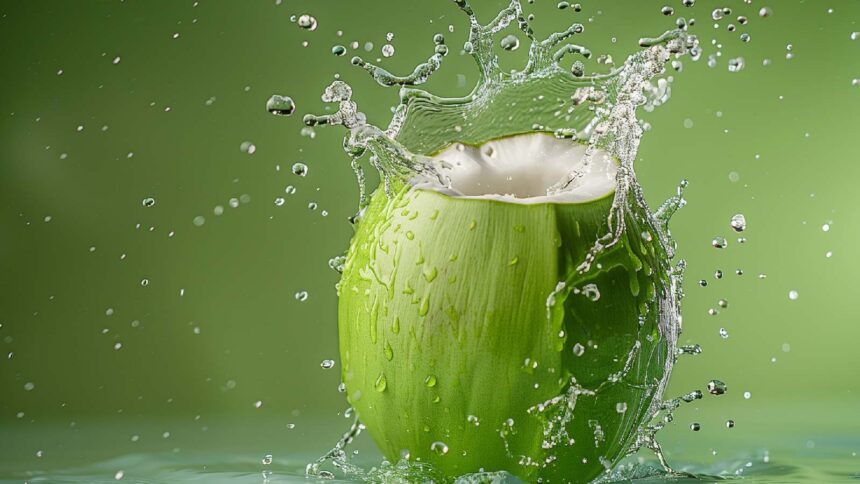 Coconut water before exercising