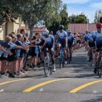 Pollie Pedal cyclists led by Tasmania