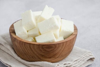 Paneer in a bowl