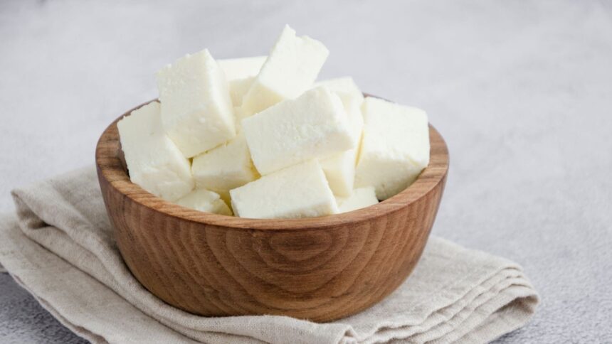 Paneer in a bowl